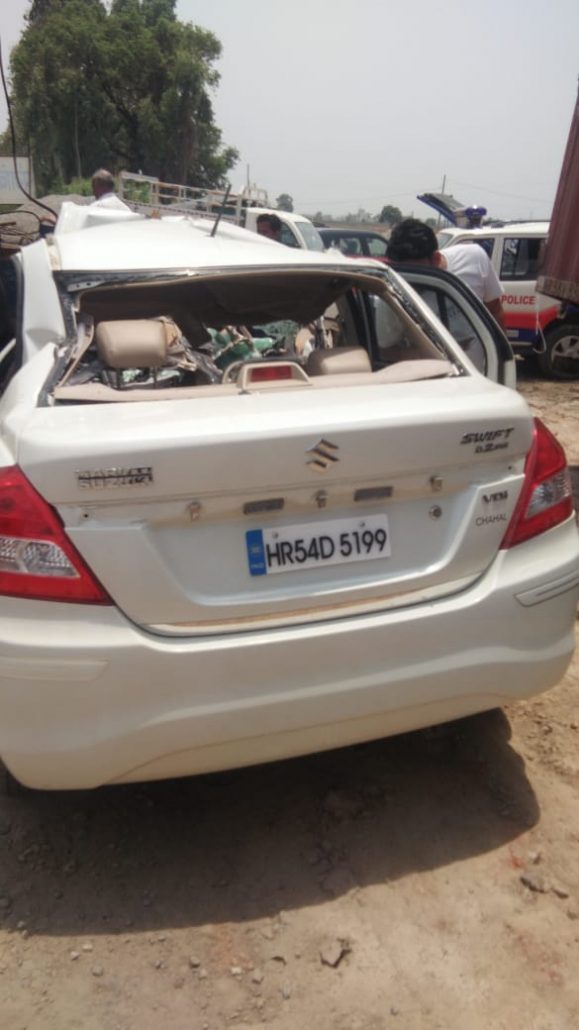 करनाल में हुए हादसे में एक ही परिवार के 5 लोग मरे गए