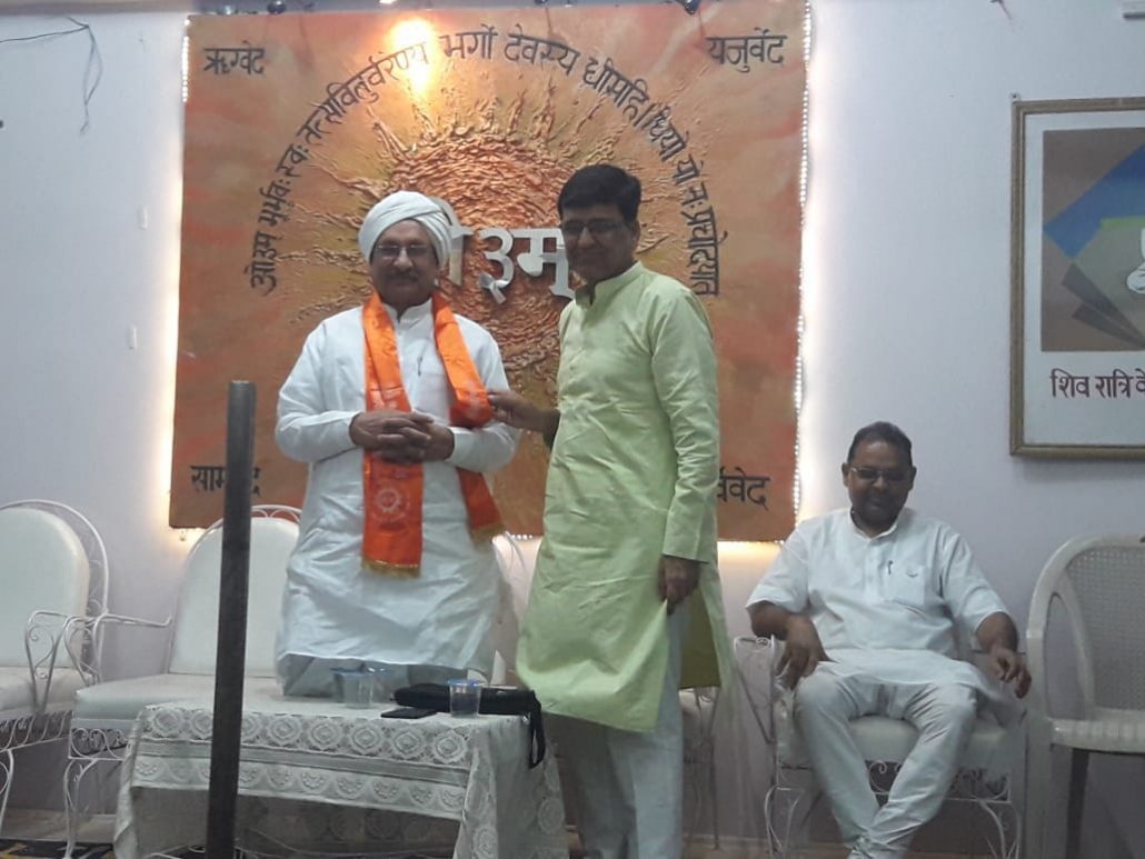 आर्य समाज सेक्टर 9 पंचकूला में चार दिवसीय वेद प्रचार कार्यक्रम प्रारम्भ