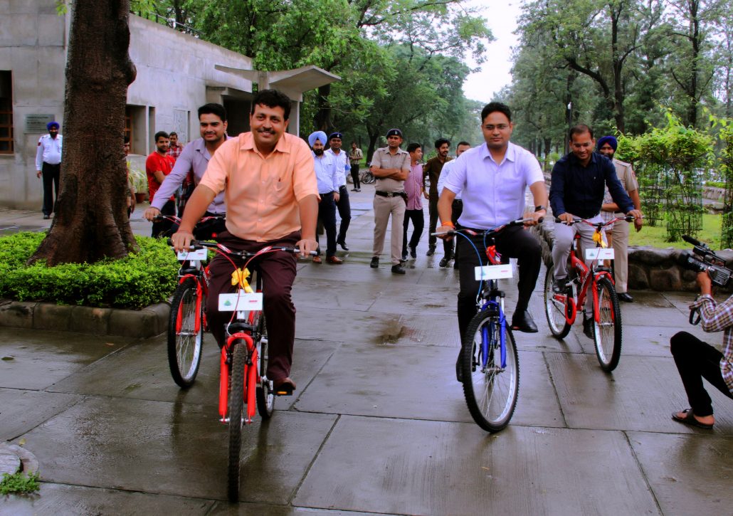 Cycle tour, Umbrella facility, Post cards and Plantation drive introduced at Capitol Complex