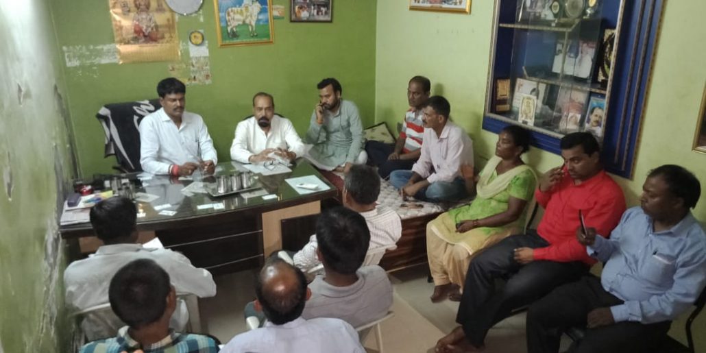 विकास नगर में कालोनी प्रकोष्ठ की बैठक हुई