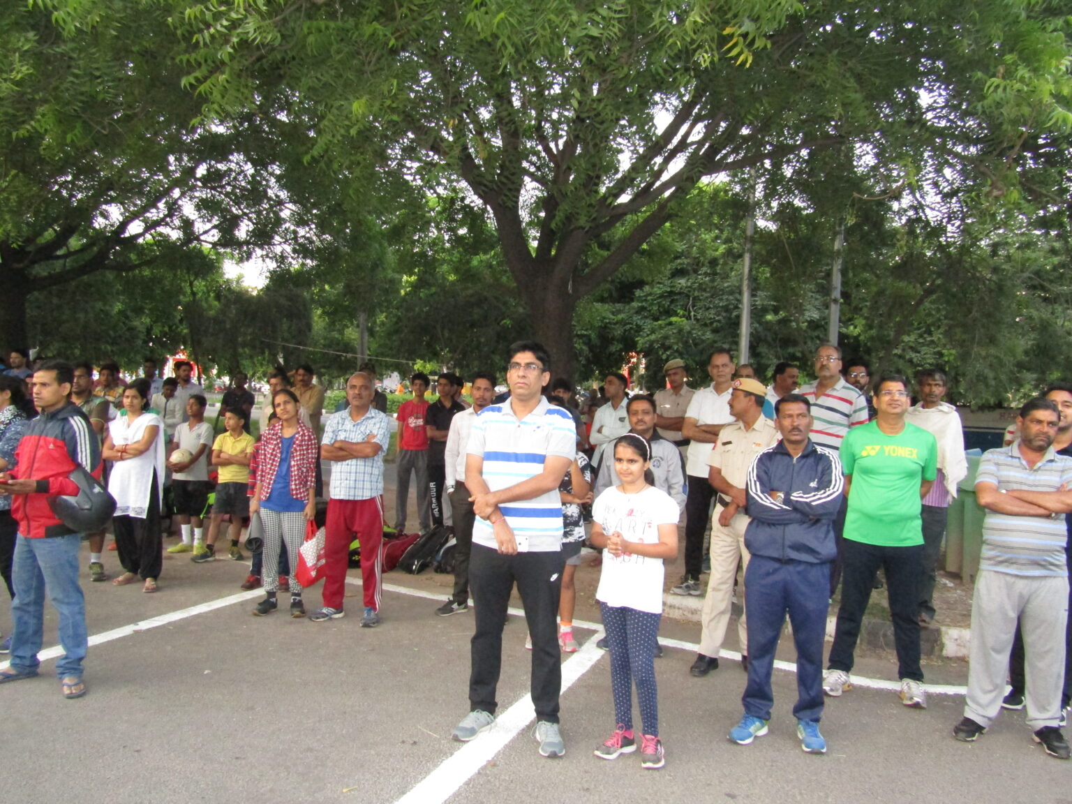 राहगिरी कार्यक्रम में सांस्कृतिक गीतों की प्रस्तुति से झूमे प्रतिभागी।