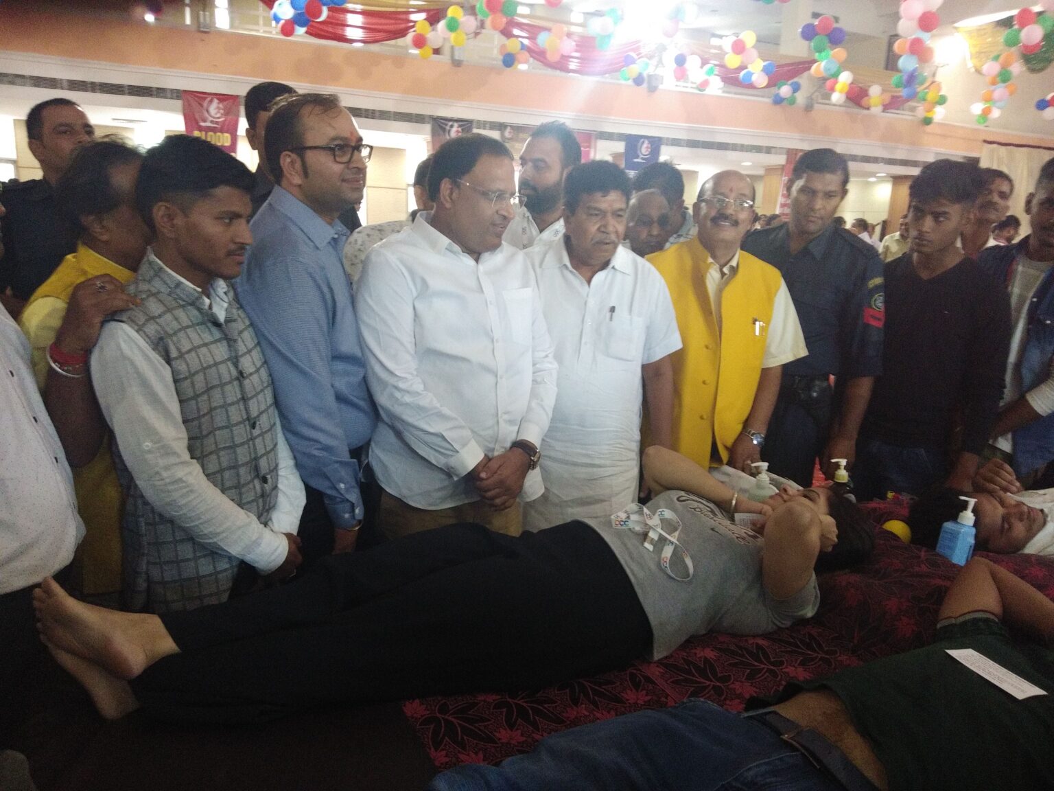 अग्रसेन जयंती पर अग्रवाल सभा द्वारा रक्त दान शिविर आयोजित विपुल गोयल थे मुख्य अतिथि