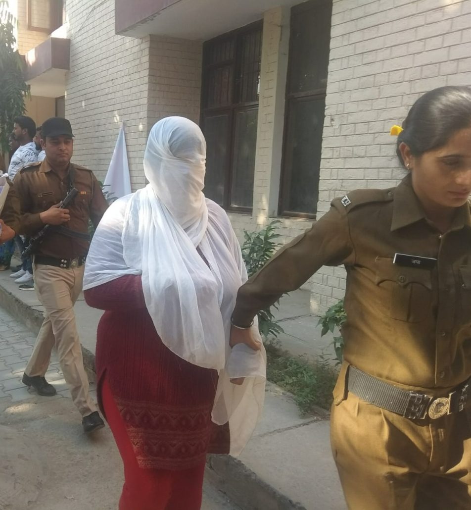 खटोली मर्डर केस पंचकूला: लवली को किया कोर्ट में पेश दो दिन का मिला पुलिस रिमांड