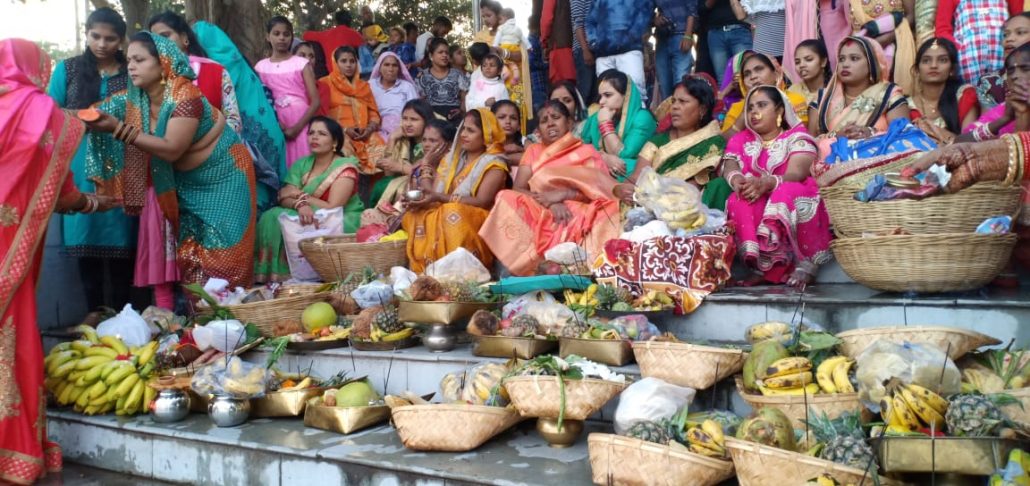 The huge enthusiasm  at the Chhath festival at Maloya