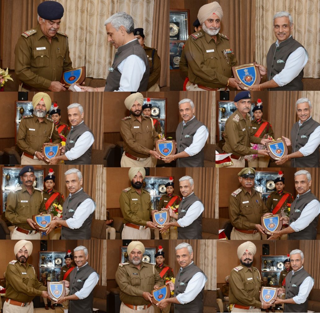 Chandigarh cops  honoured