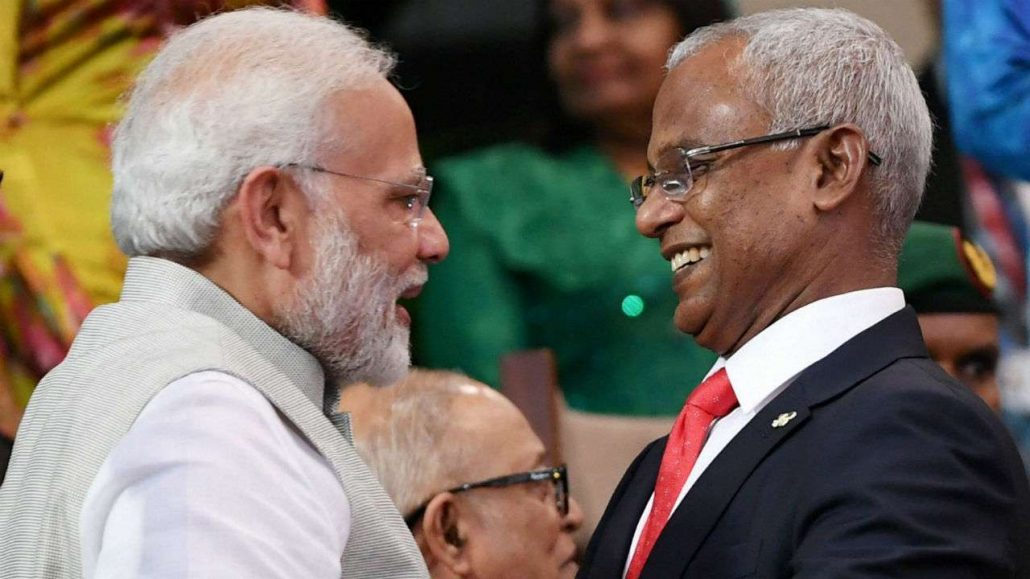India on Monday declared an aid of $1.4 billion to the Maldives