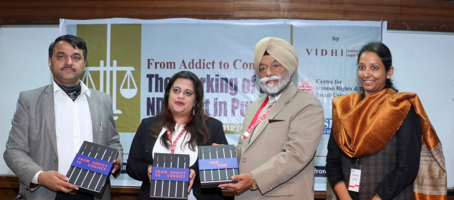 New Delhi organized panel discussions on “Working of NDPS Act in Punjab”