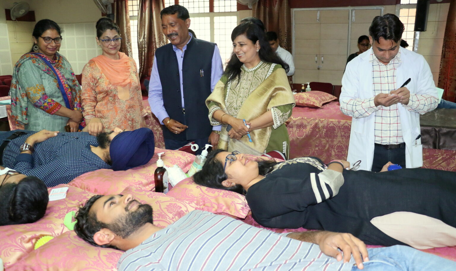 Blood Donation camp at Laws Deptt., PU