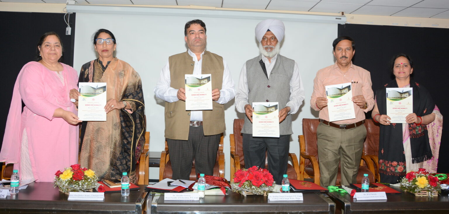 National Seminar on “Gender and Disability” at PU