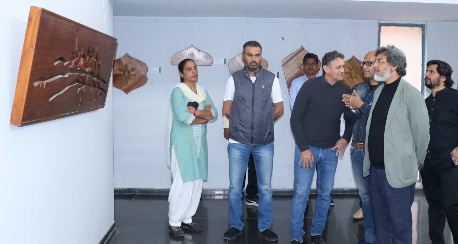 Solo Art Exhibition at PU by Sureel Kumar