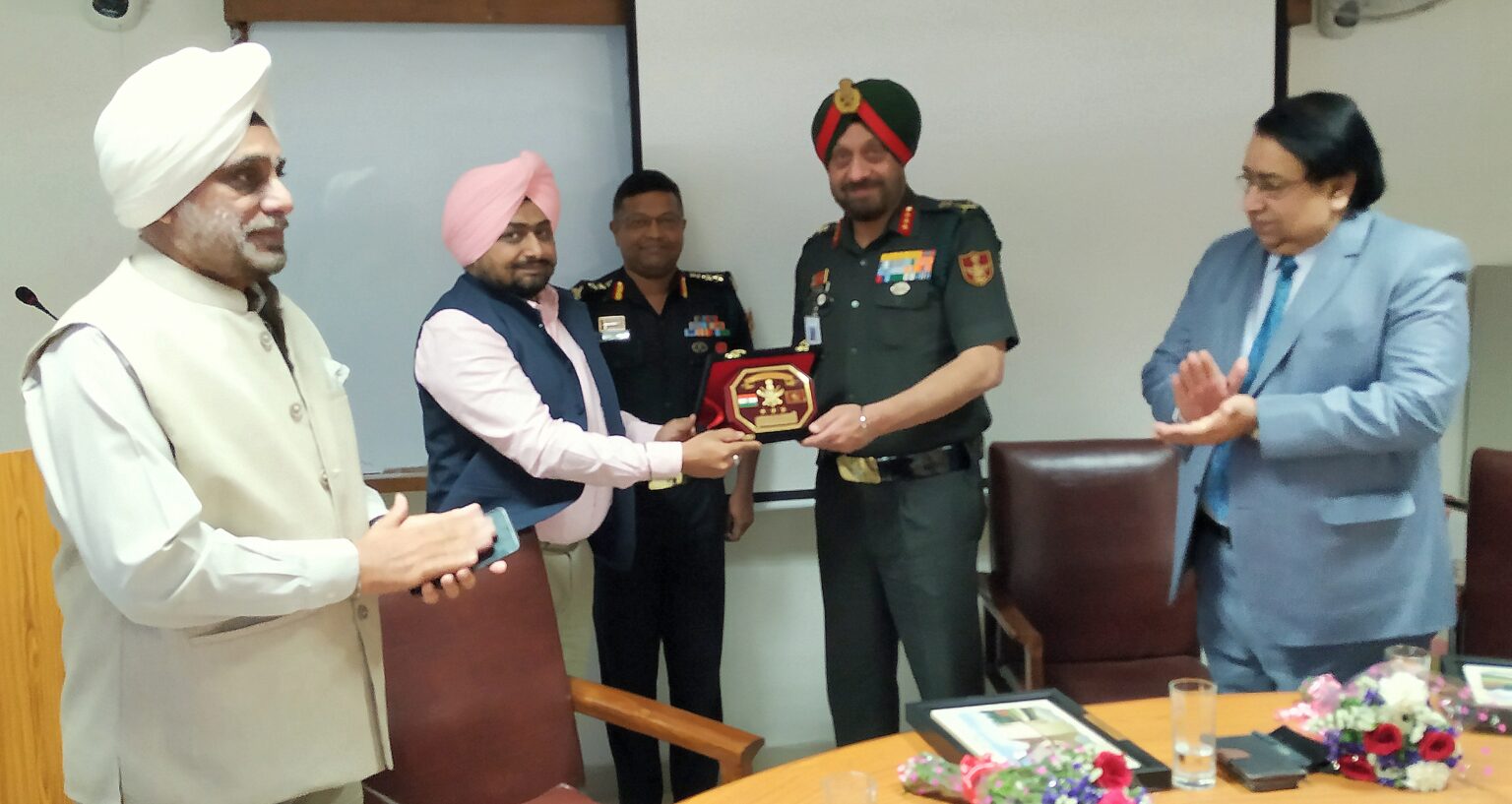 Special Lecture on “Understanding Future Warfare” by Lt. Gen. P. J. S. Pannu, Deputy Chief Integrated Defence Staff at the Department of Defence and National Security Studies.
