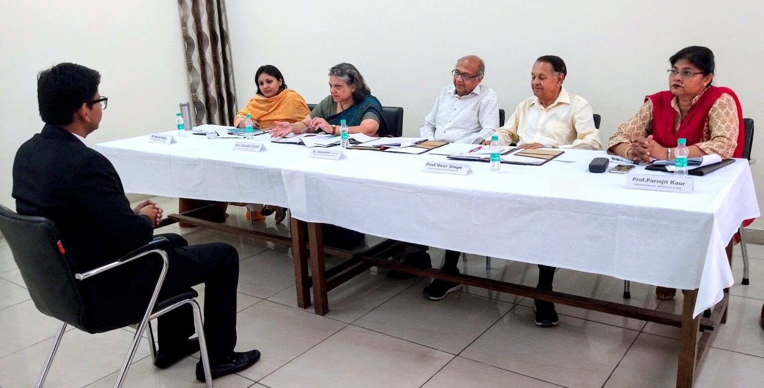 Mock interviews conducted at PU IAS Centre