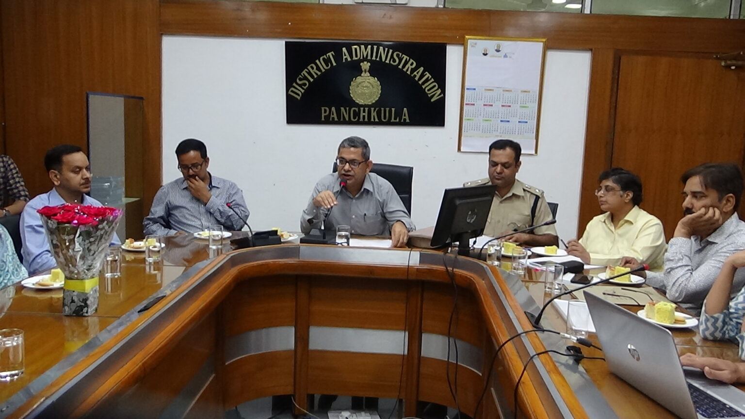 बांगलादेश प्रशासनिक सेवाओं के अधिकारियों का प्रतिनिधि मंडल पंचकूला जिले के दौरे पर