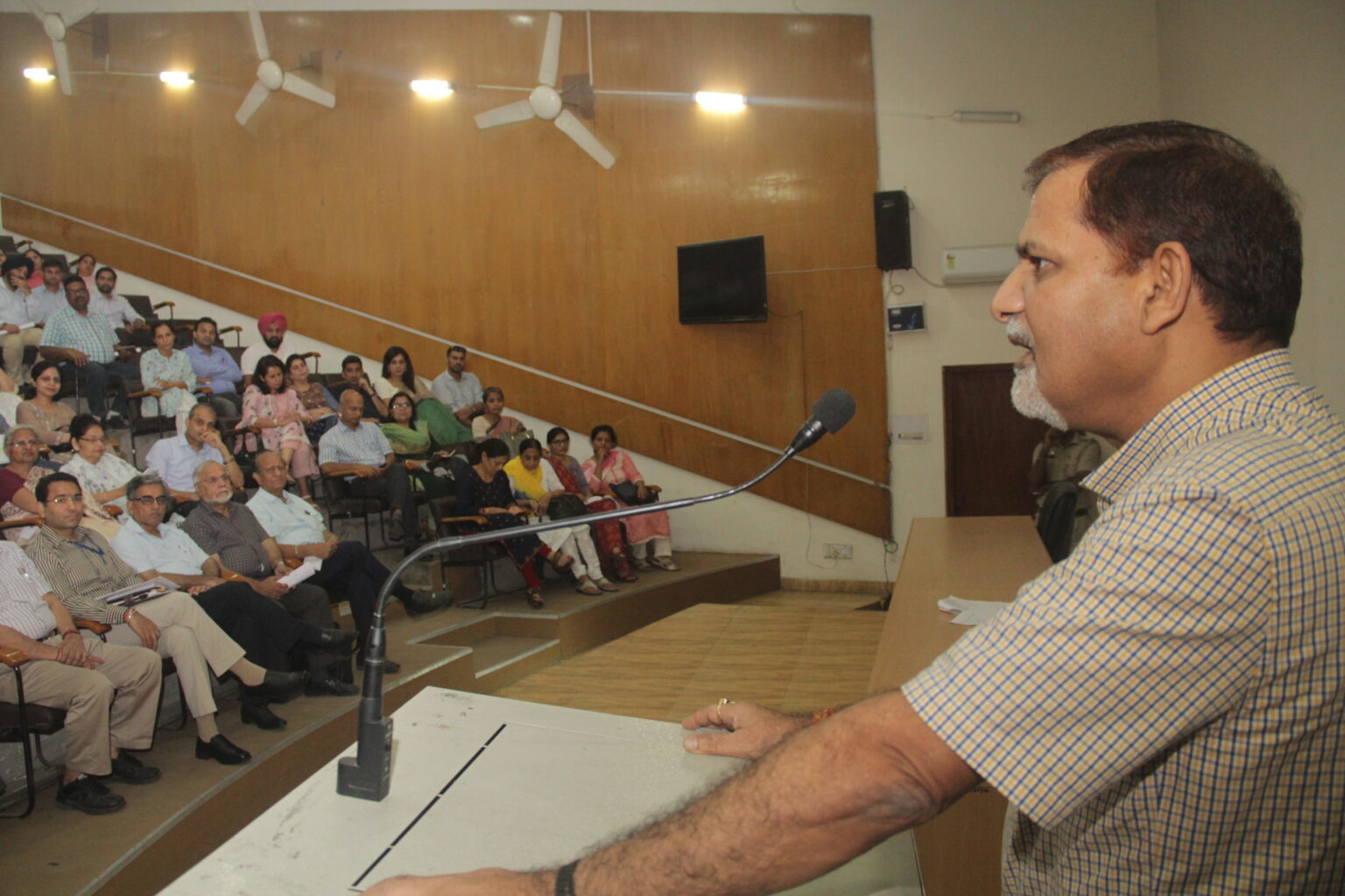 PU VC interacted with PIs