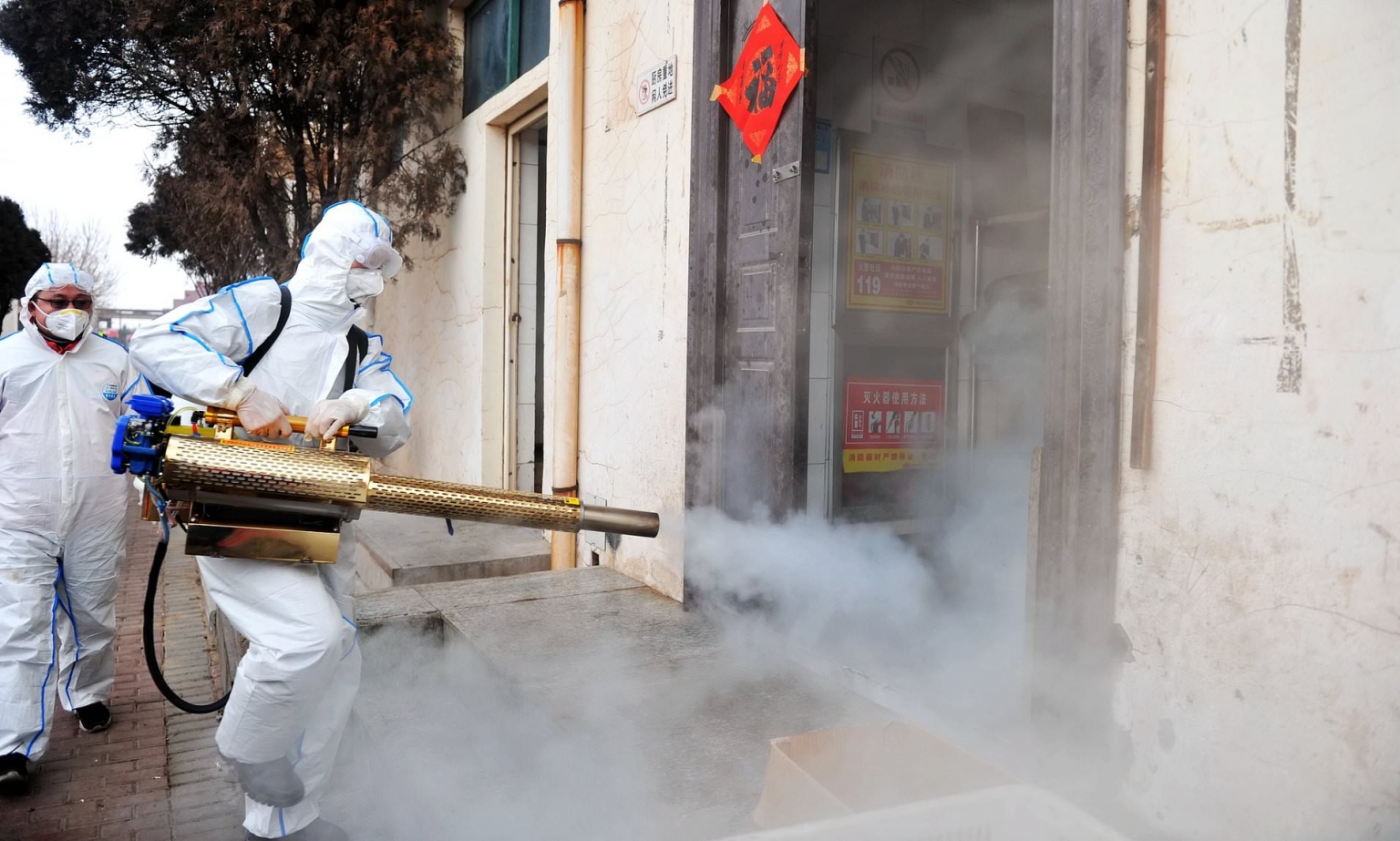 पंचकुला में सेनेटाइज़िंग का काम जोरों पर