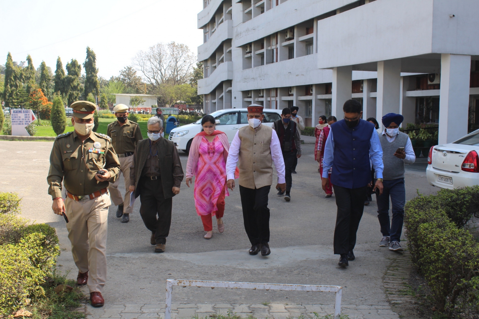 PU,VC visits UIET