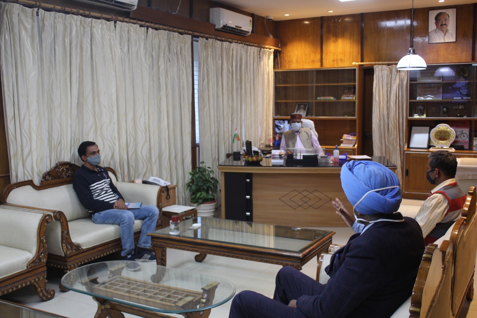 PU, VC interacted with Superintendents