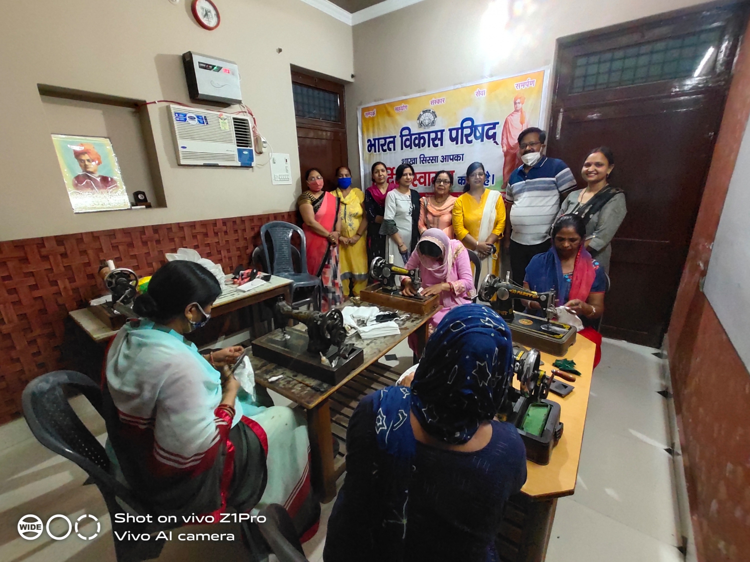 कौशल विकास योजना के तहत भाविप द्वारा जरूरतमंद महिलाओं के लिए प्रशिक्षण शिविर आयोजित