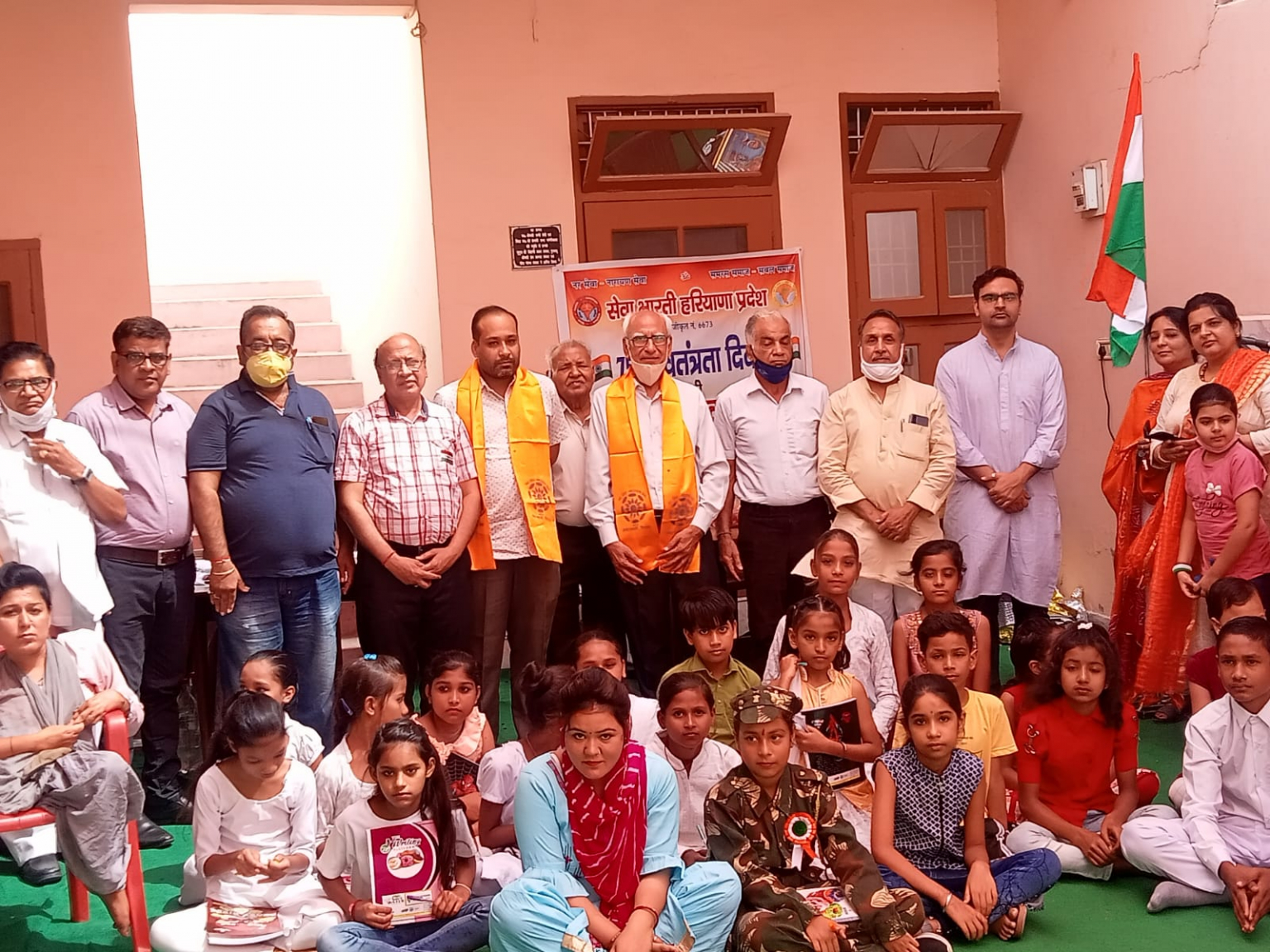 सेवा भारती सिरसा द्वारा धूमधाम से मनाया गया स्वतंत्रता दिवस