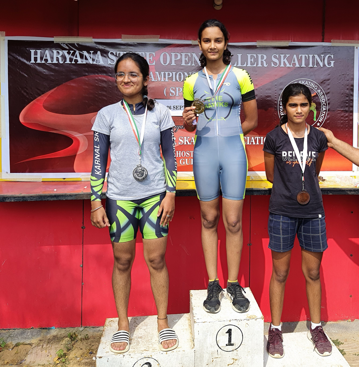 स्टेट स्केटिंग प्रतियोगिता में छाए सिरसा के बच्चे, जीते पदक