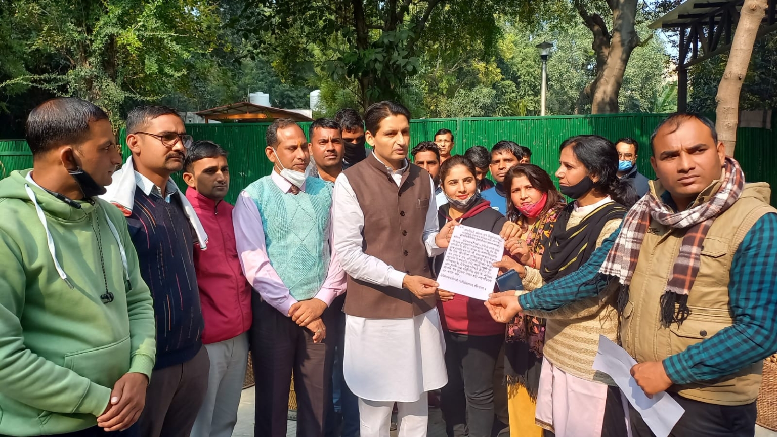 सांसद दीपेंद्र हुड्डा ने वोकेशनल टीचर्स की मांगों का किया समर्थन