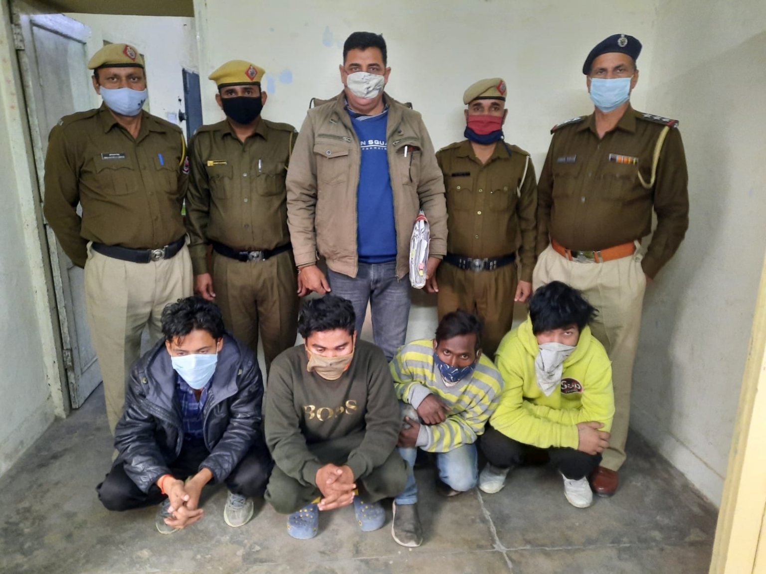 पंचकूला पुलिस नें अपहरण करनें व मारपीट के मामलें में चार आरोपियो को किया गिरफ्तार औऱ लिया पुलिस रिमाण्ड पर