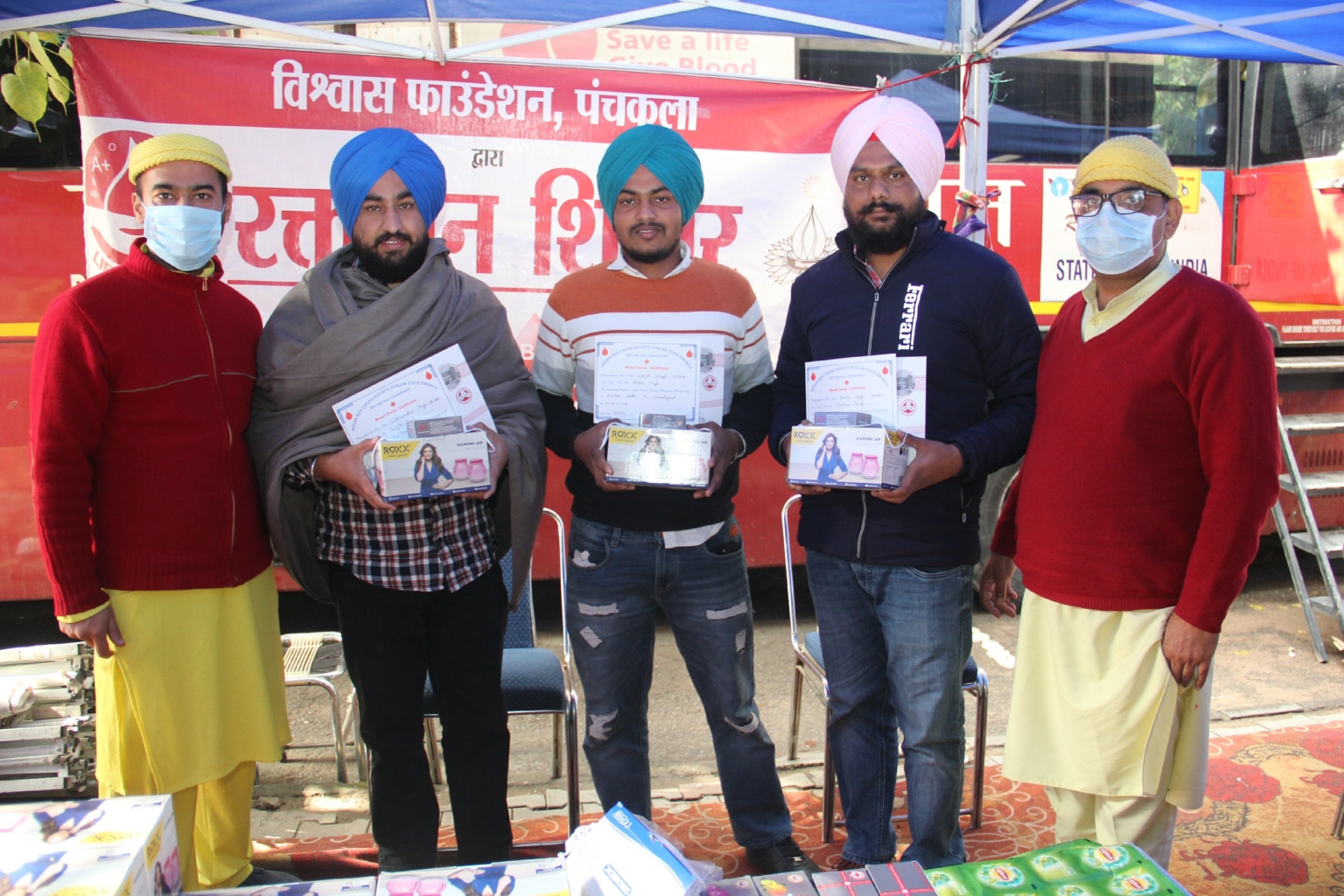 ਸਿਹਤ ਵਿਭਾਗ ਸੈਕਟਰ 17 ਚੰਡੀਗੜ੍ਹ ਵਿੱਚ 39 ਖੂਨਦਾਨੀਆਂ ਨੇ ਖੂਨਦਾਨ ਕੀਤਾ