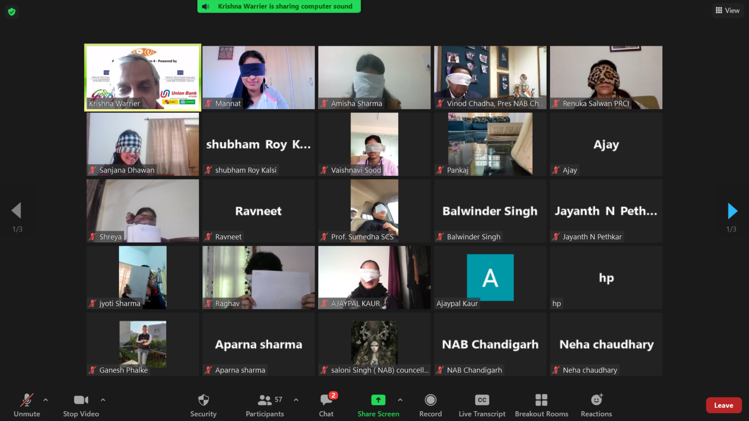 ‘Antarchakshu-The Eye Within’ Awareness workshop on the lives of the visually challenged