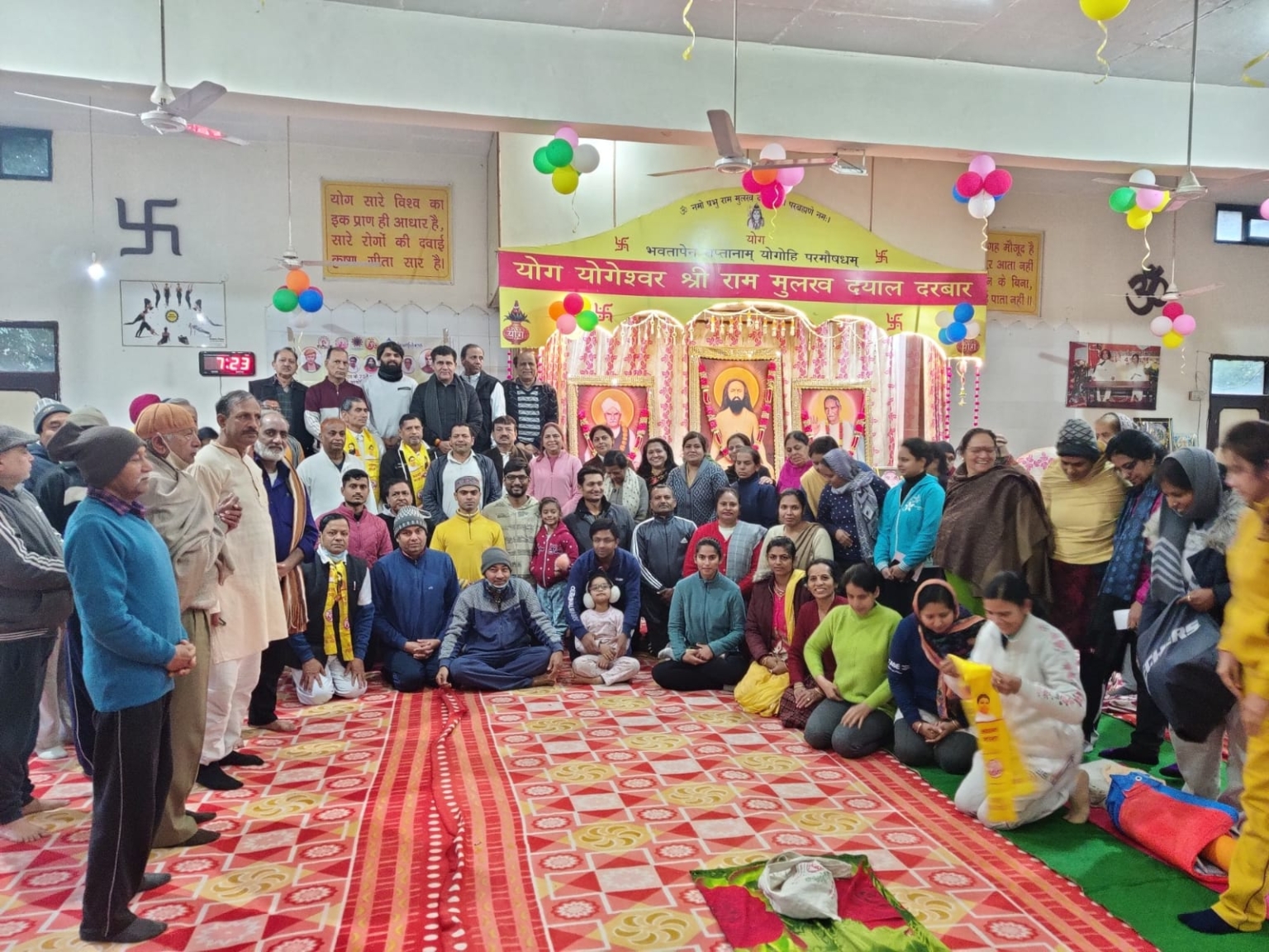 बसंत पंचमी के शुभ अवसर पर हरियाणा योग आयोग के तत्वाधान में करवाया गया 13 बार सूर्य नमस्कार- डॉ जयदीप आर्य