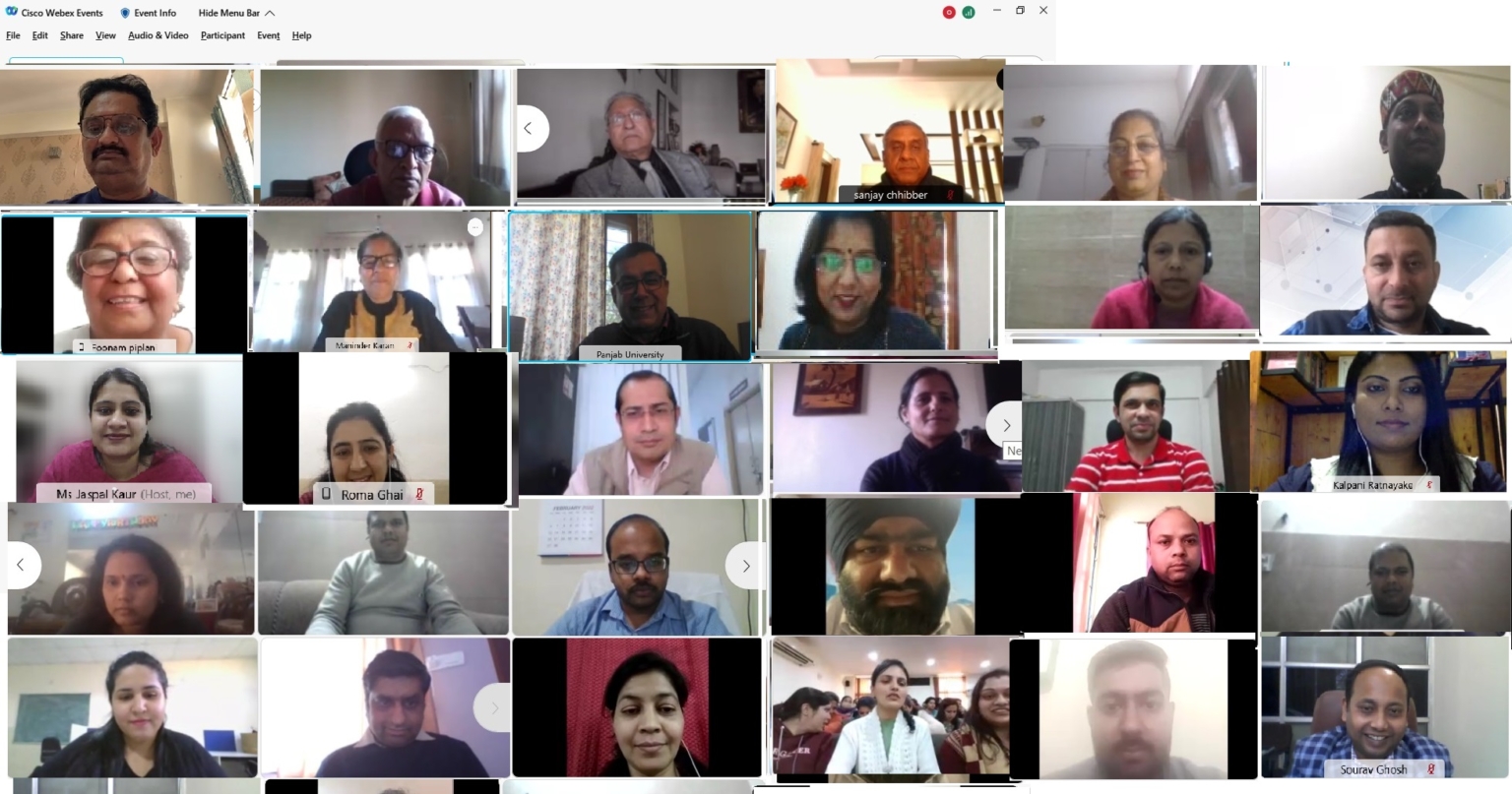 Web based Faculty Training Program concluded at UIPS