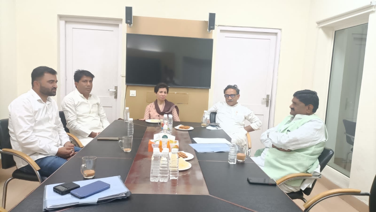 दिल्ली में हरियाणा में कांग्रेस पार्टी की मेंबरशिप ड्राइव को लेकर एक महत्वपूर्ण मीटिंग हुई