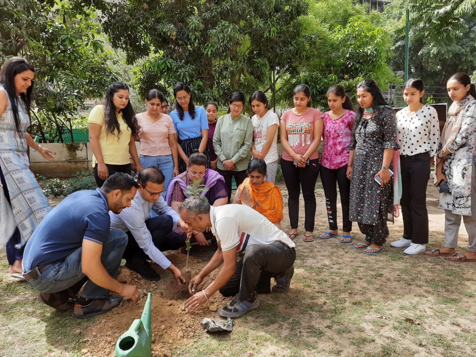 Tree Plantation Drive organized on Earth Day by GH-4(Kasturba Hall) Panjab University, Chandigarh