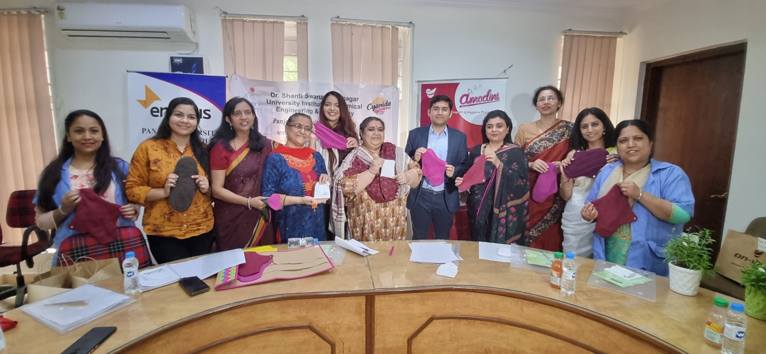 Enactus SSBUICET team of Panjab University in association with Versatile Enterprises Pvt. Ltd. organizes press conference for their mega event, Mytharche: Transfusing NexGen Perspective and their annual cultural fest Cyanide’22