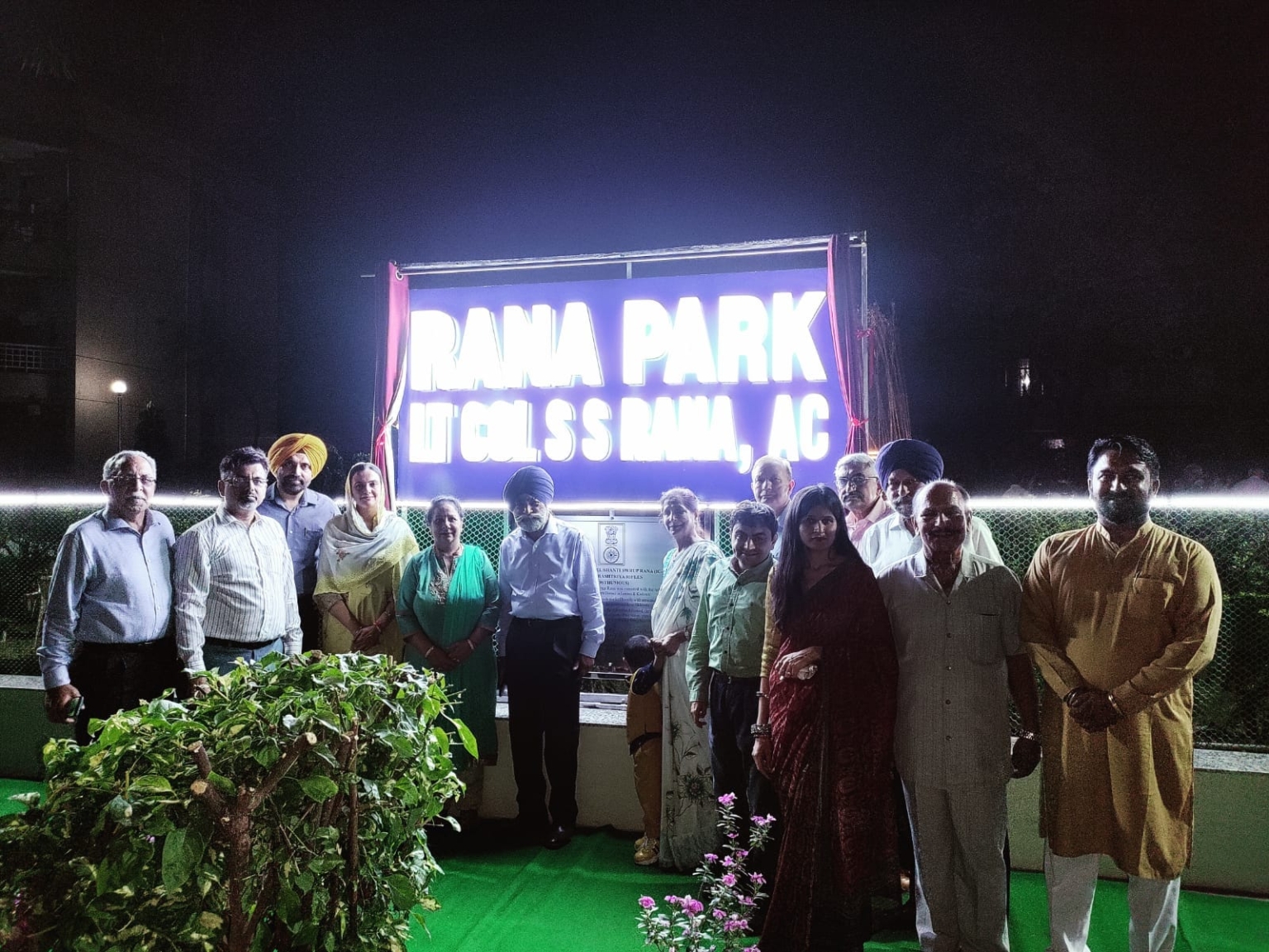 मेयर ने शहीद ले. कर्नल एसएस राणा की स्मृति में पार्क समर्पित किया