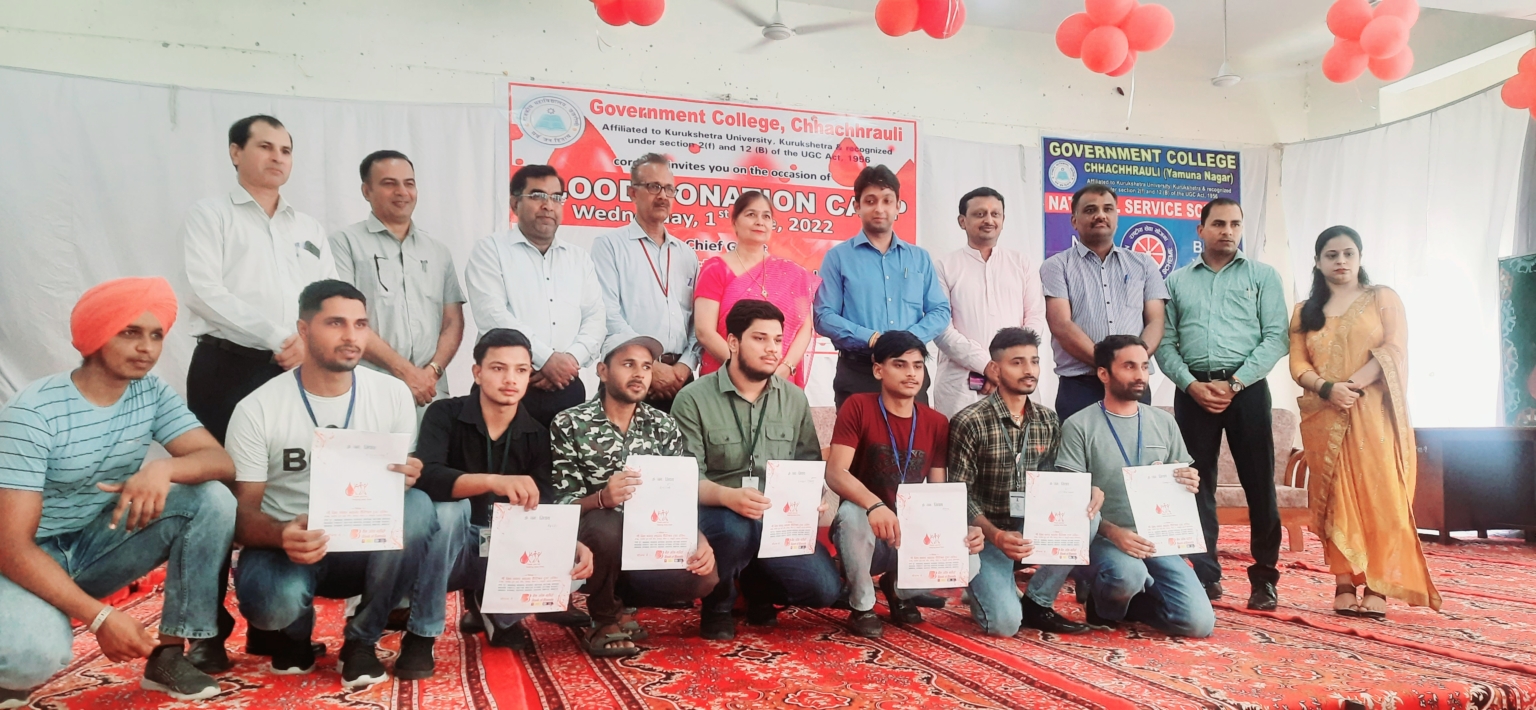 रक्त दाताओं को रक्तदान कर सामाजिक भलाई के लिए बधाई: पार्थ गुप्ता