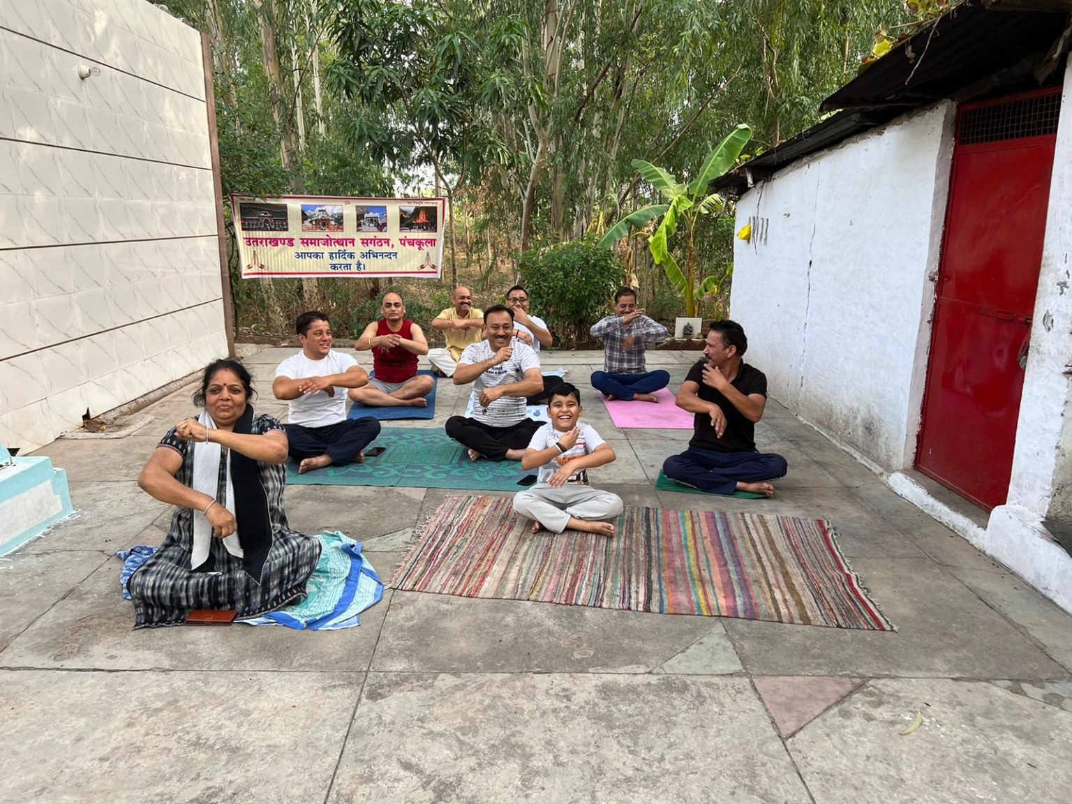 उतराखण्ड समाजोत्थान सगंठन ने मनाया योग दिवस