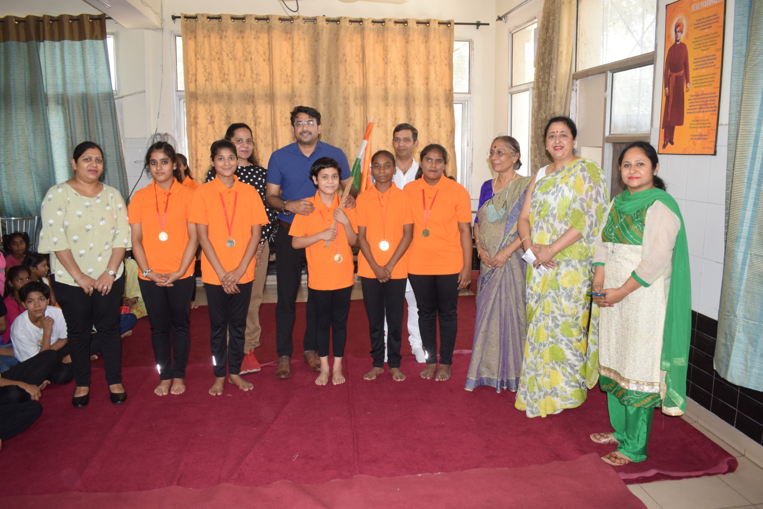 खेलो इंडिया के थीम सांग पर थिरके ‘आशियाना’ के बच्चे