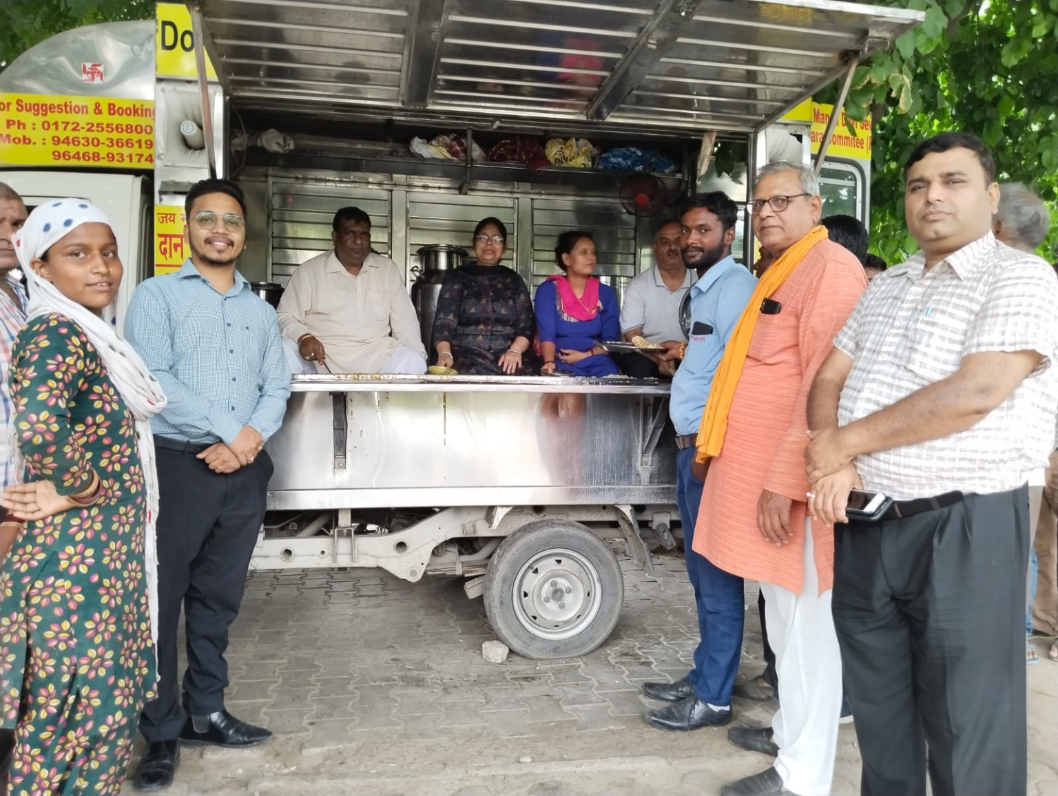 मेडिटच वेलनेस कंपनी ने लगाया भंडारा