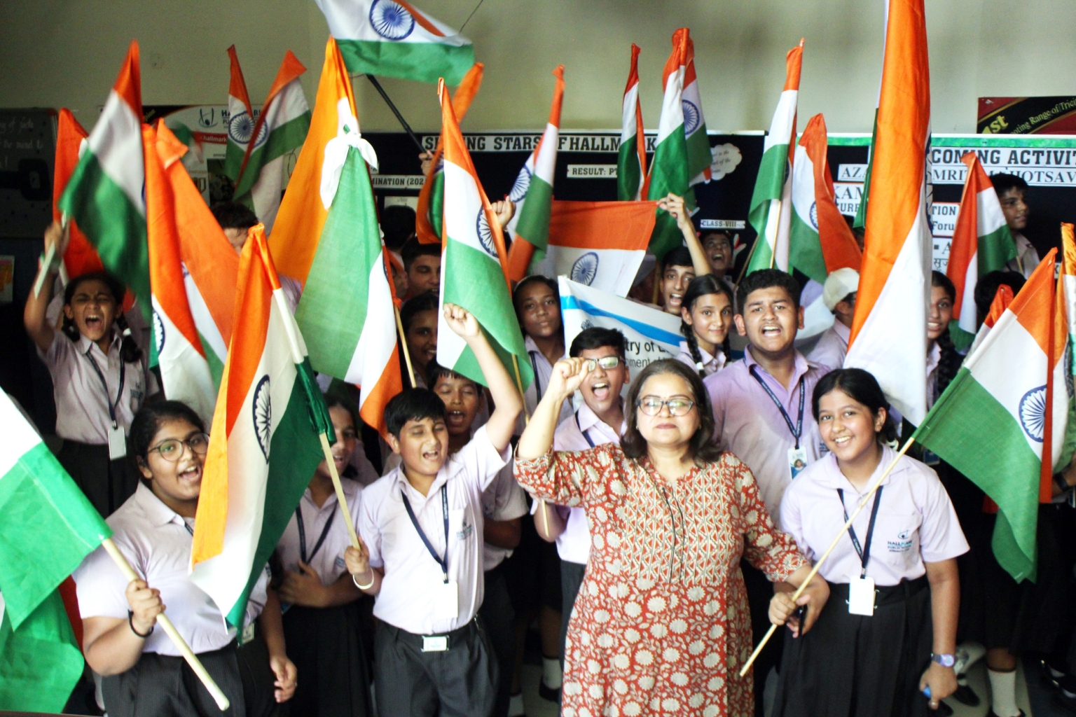 ‘HAR GHAR TIRANGA’ RALLY @ HALLMARK PUBLIC SCHOOL