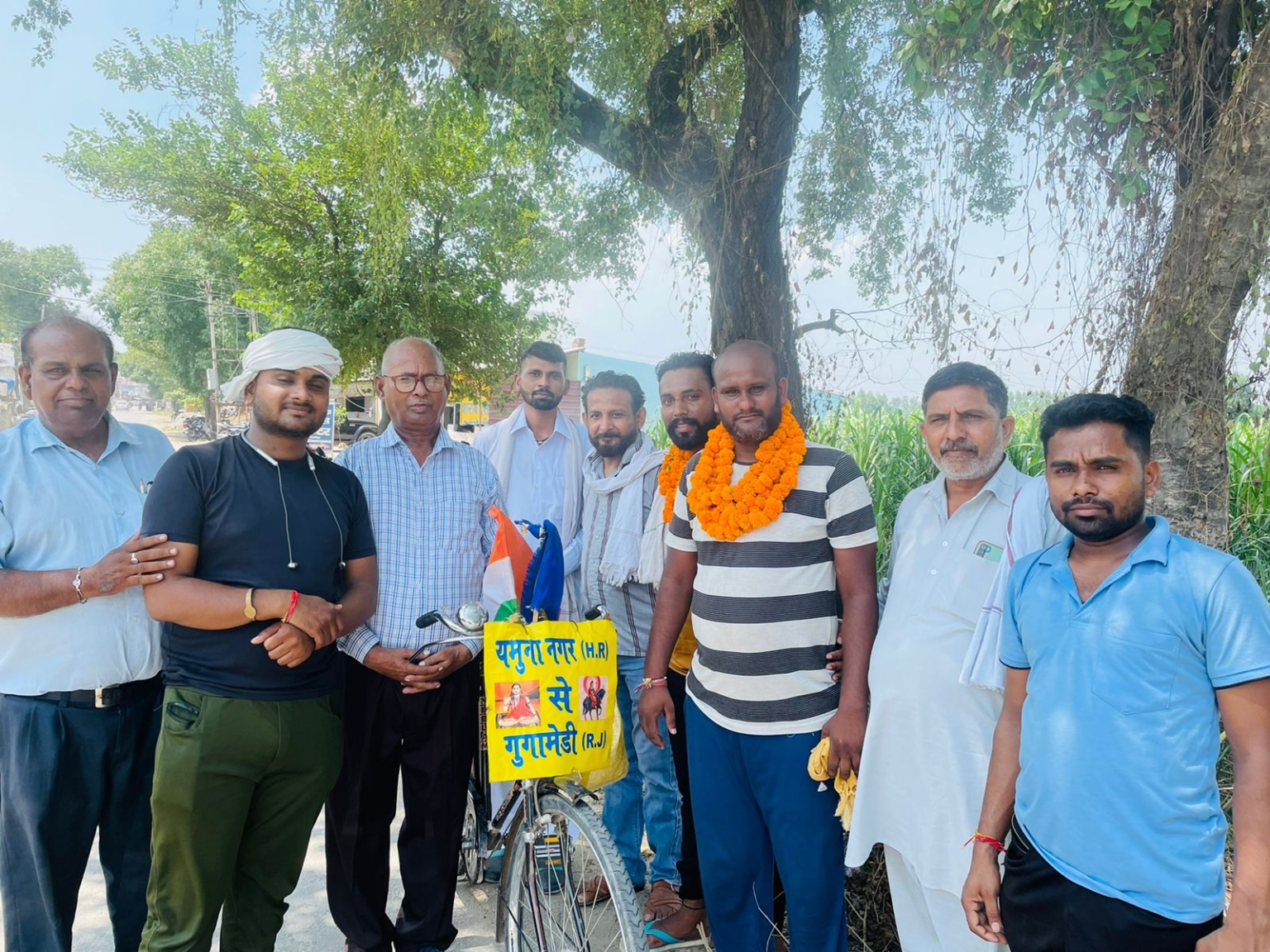 कपिल पंडित और विकास राणा ने 9 दिन में पूर्ण की बागड़ साइकिल यात्रा
