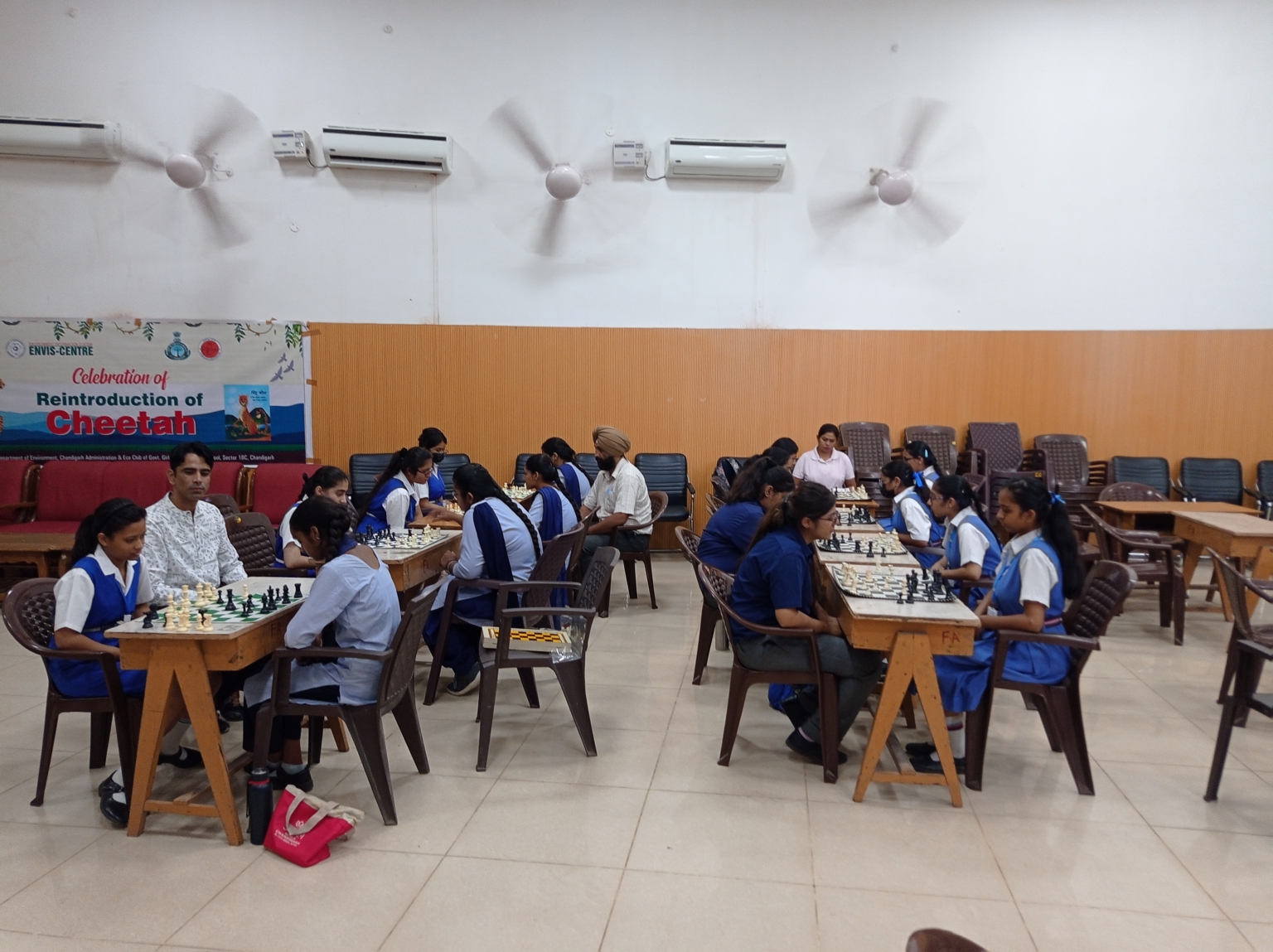 जीएमएसएसएस-16 ने किया शतरंज (अंडर-19 – बालिका वर्ग) पर कब्ज़ा