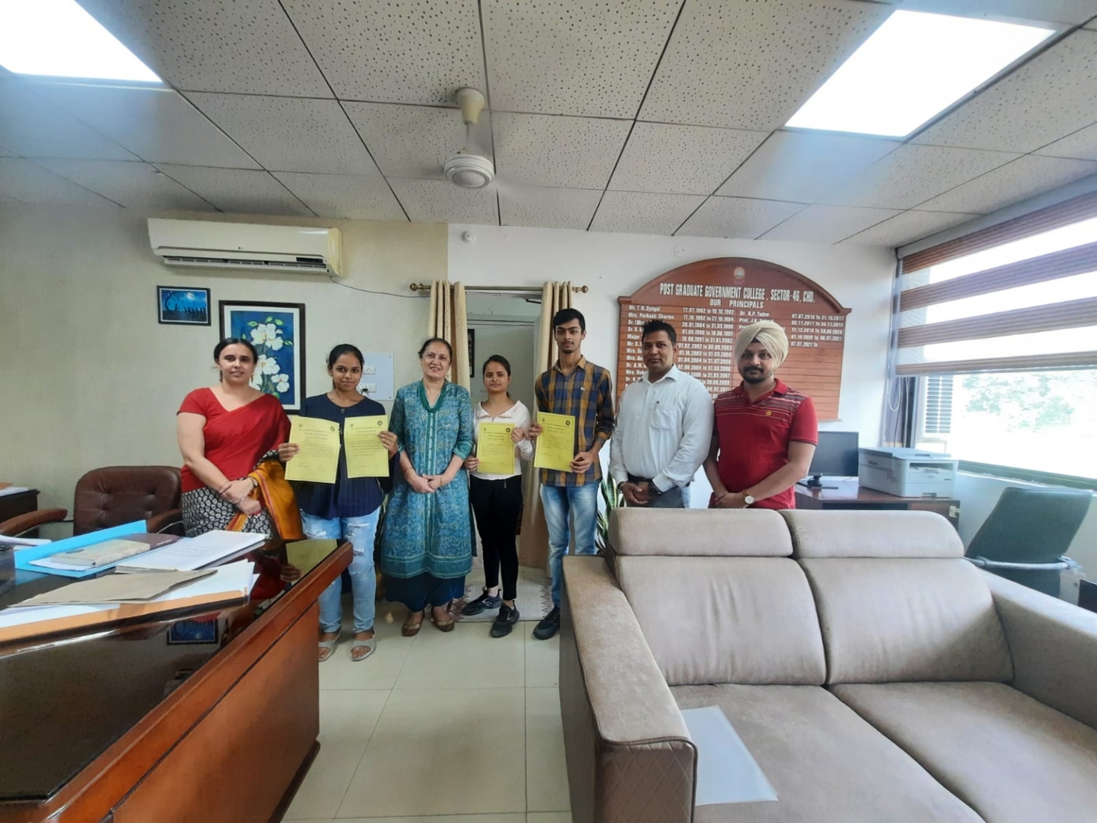 पीजीजीसी – 46 में राष्ट्रीय पोषण माह मनाया