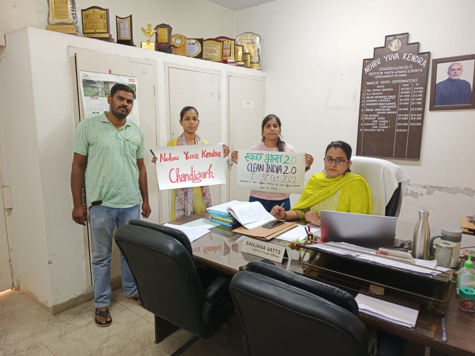 नेहरू युवा केंद्र चंडीगढ़ द्वारा एक माह तक चलने वाले अभियान-स्वच्छ भारत 2.0 का आयोजन 1-31 अक्टूबर 2022 के दौरान किया जा रहा है