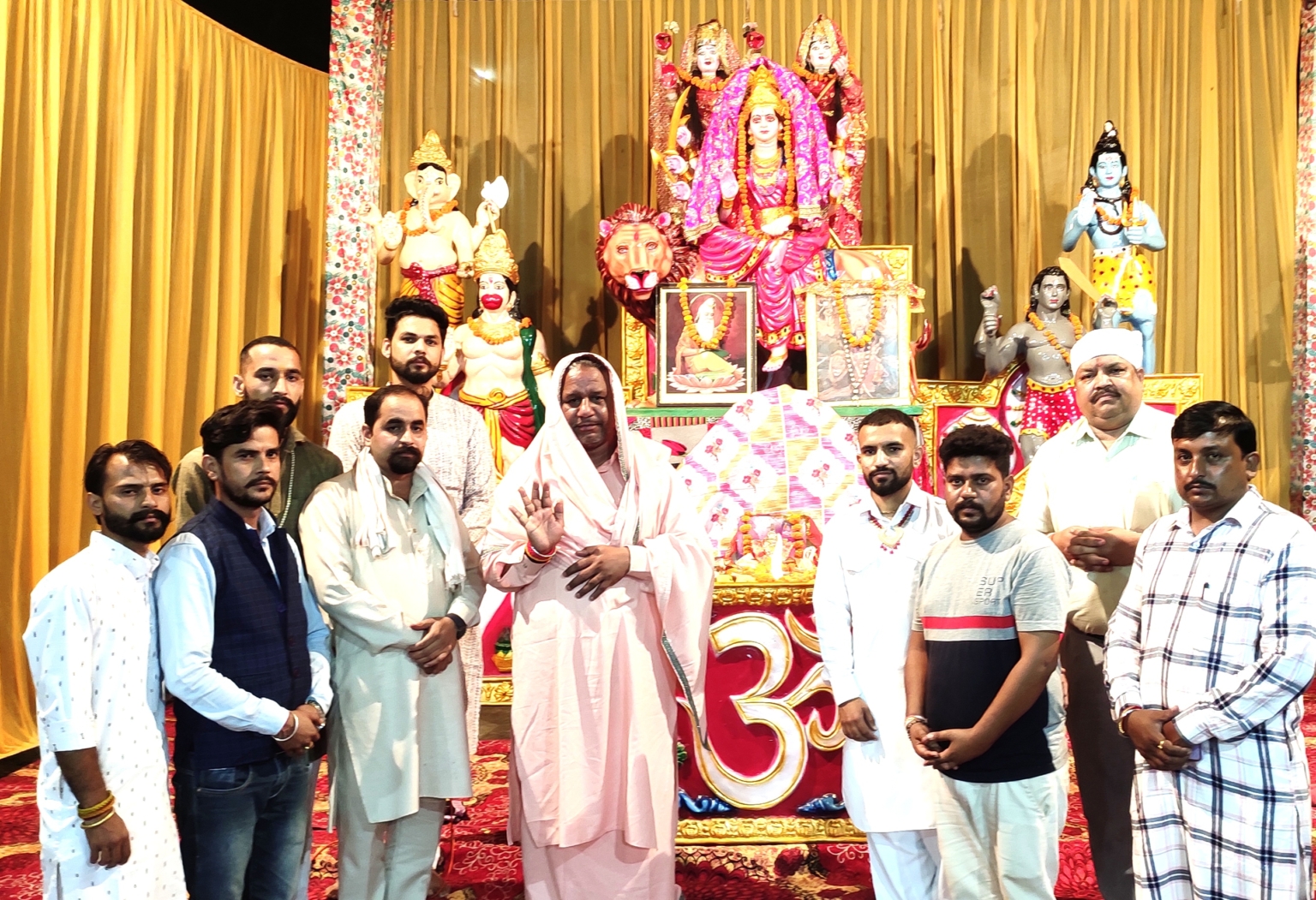 बाल्मीकि शक्ति पीठ सैक्टर 24 सी में मां भगवती जागरण