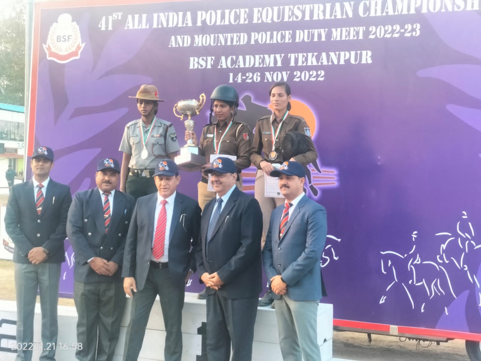 Chandigarh Police Equestrian team brought laurel by winning 9 medals