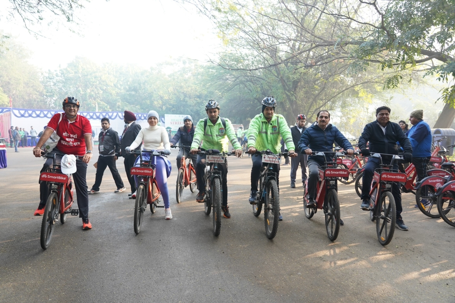 चंडीगढ़ स्मार्ट सिटी व नगर निगम ने किया साईकल टूर का आयोजन
