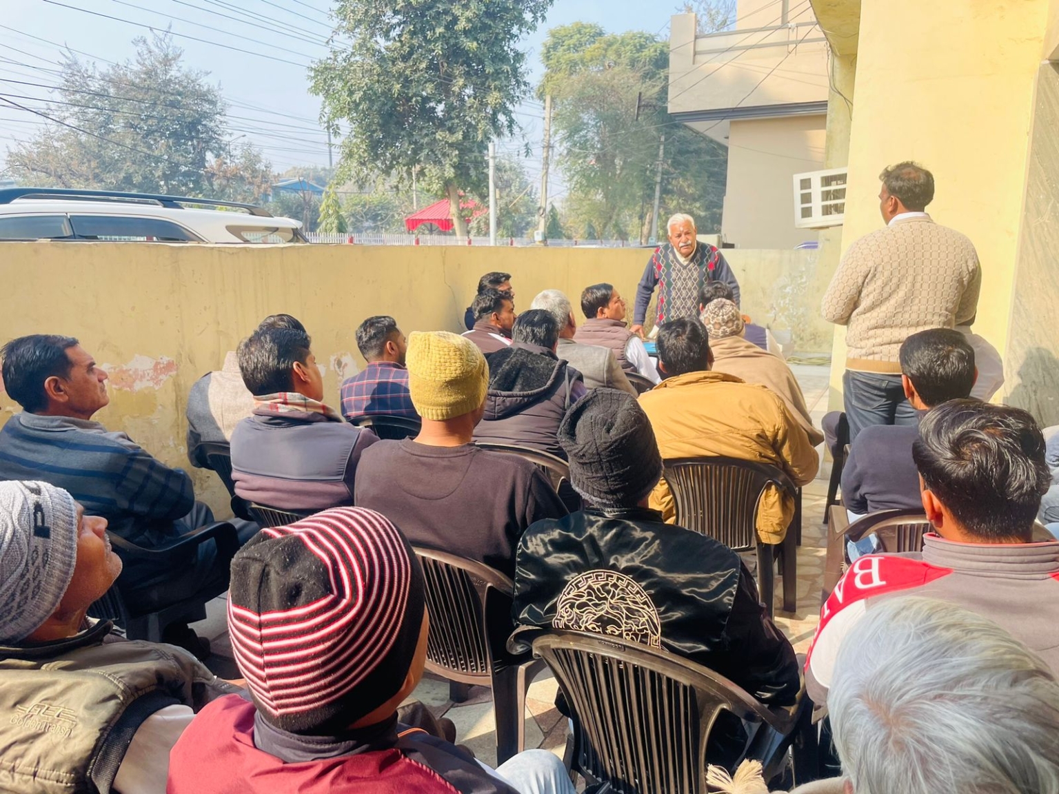 यमुनानगर विधायक घनश्यामदास अरोडा ने गाँवों के सरपंचों की बैठक ली