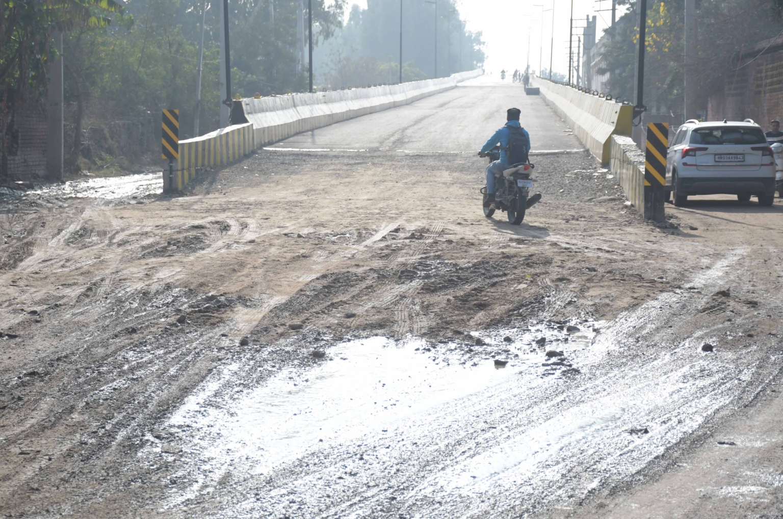 पंचकूला इंडस्ट्रियल एरिया फेज-1 में बने आरओबी पर वाहनों की आवाजाही हुई शुरू
