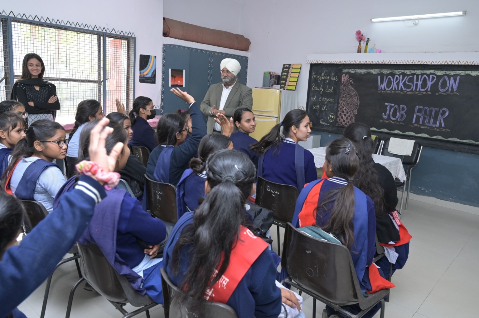 गवर्नमेंट स्कूल सेक्टर 08 में स्किल डेवलपमेन्ट प्रोग्राम आयोजित