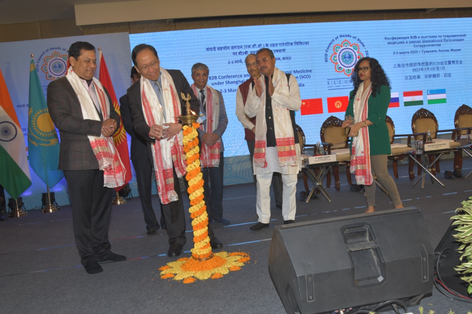 आयुष मंत्री सर्बानंद सोनोवाल ने पारंपरिक चिकित्सा पर एससीओ के पहले अंतर्राष्ट्रीय सम्मेलन और एक्सपो का उद्घाटन किया